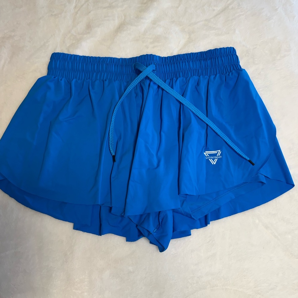 Lougongzi Running Shorts W/ Pockets Athletic Yoga Workout Wear. Never worn! Med